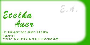 etelka auer business card